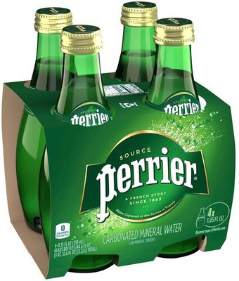 PERRIER Mineral Water(4 x 330 ml)