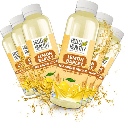 Hello Healthy Sugar Free Lemon Barley Ready to Drink Flavored Water(6 x 250 ml)