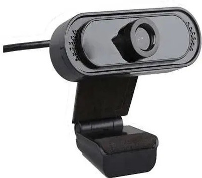 ULTRABYTES LWC-042/ 720P HD Webcam (Black) 720 HD Webcam for Laptop, PC 720 HD  Webcam with Built-In Microphone with Night Vision USB Connectivity(Black)
