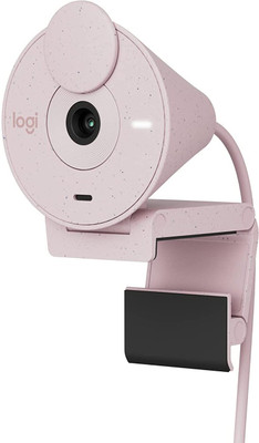 Logitech Brio 300 Full HD Webcam 3 HD  Webcam with Built-In Microphone USB Connectivity(Pink)