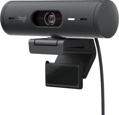 Logitech Brio 500 2 HD  Webcam with Built-In Microphone USB Connectivity(Graphite)