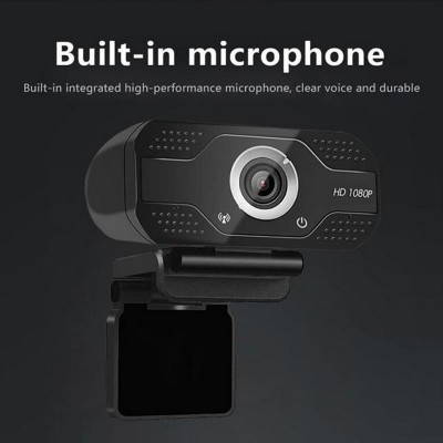 Lyla Webcam Camera With Microphone For PC Desktop Compute USB 2.0 Interface 1080P  Webcam(Multicolor)