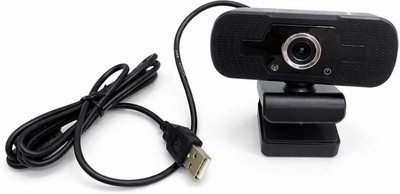 Carecase Full HD 1080P Webcam for PC & Laptop | USB Plug and Play Web Camera Full HD Webcam 1080p, with Microphone, Night vision, USB Connectivity(Black)