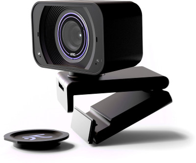 Kreo Owl 4K PRO Webcam 4K 30FPS, 1080p 60FPS, Touch Controls, Autofocus, Dual Mics 8 HD  Webcam with Built-In Microphone USB Connectivity(Black)