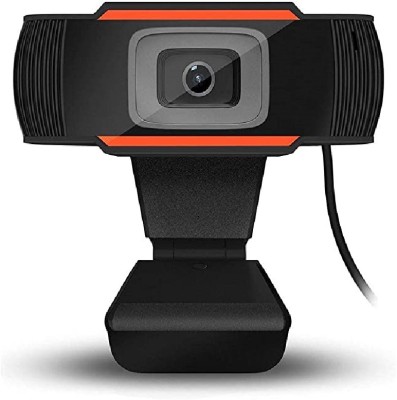 Bs Spy Web Camera Cam PC Desktop Web Camera HD 1080P Webcam with Mic Rotatable  Webcam(Black)