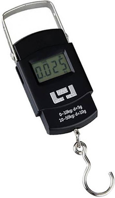 Kelo 50Kg Digital Portable Weighing Scale KKal118 Weighing Scale(Black)