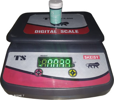 Skeisy -600 double display weighing machine and to 30kgx1gm Weighing Scale(Black)