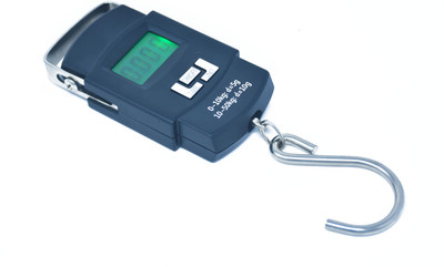 Aim Emporium Upto 50Kg Digital With LCD Screen Hanging Scale Portable Weight Scale Machine Weighing Scale(Black)