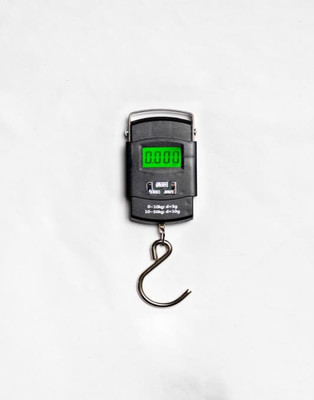 SOWL Portable Hanging Digital Lcd Screen Flight Luggage Weighing Measurement Device Weighing Scale(Grey)