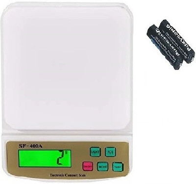Siya Shine Electronic Digital 1Gram-10 Kg Weight Scale, Kitchen weight machine,auto zero S4 Weighing Scale(White)