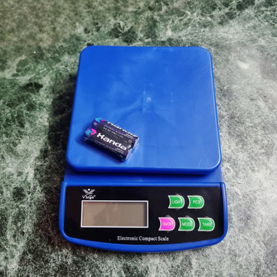 Virgo V-400A Green Display With Tare Function Plastic Body Weighing Scale(Blue)