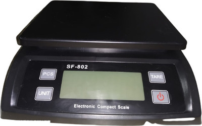Skeisy BLACK WEIGHING MACHINE POWER UP TO 30KGX1GM RECHARGEABLE BTTERY Weighing Scale(Black)