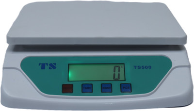 Skeisy NEW KITCHEN TS-500 POWER CAPACITY UP TO 30KG/1GM AND POWER BY AA BATTERY Weighing Scale(White, SKY BLUE)