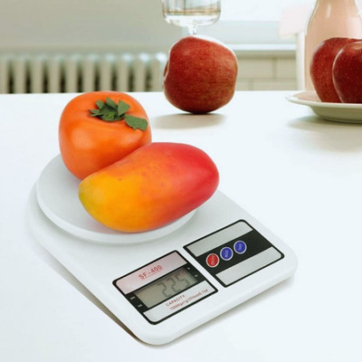 AnjaniputrA SF400 Electronic Digital 1Gram-10 Kg Weight Scale Lcd Kitchen Weight Scale Weighing Scale(White)