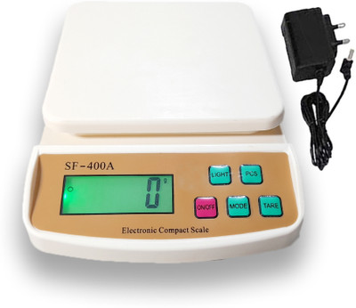 RTB Electronic Digital 1Gram-10 Kg Weight Scale Kitchen Weight Scale Machine Measure Weighing Scale(off white)