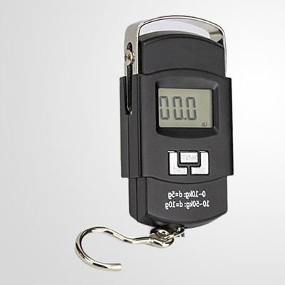 JPRO D WH A08 Portable Home & Kitchen Weight Scale with Hanging Loop & Hook Weighing Scale(Black)