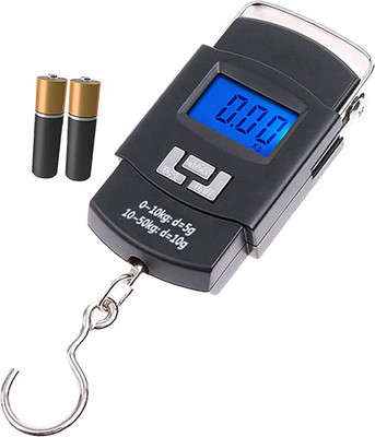 MAITRI ENTERPRISE Digital Portable Luggage Weight Scale Weighing Machine Scale (Black) M151 Weighing Scale(Black)