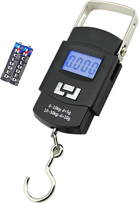 Glancing 50Kg Digital Heavy Duty Portable, Hook Type With Temp, 50Kg MC10 Weighing Scale(Black)