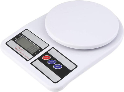 NURIOR Multipurpose Digital Kitchen Weighing Scale 10 Kg Weighing Scale(White)