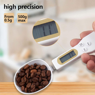 ActrovaX Cooking 500g/0.1g Digital Food Spoon Weighing Scale(White)