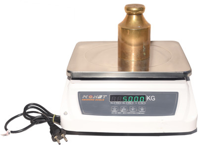 monet Weighing Scale Capacity 10kg Multipurpose Scale Weighing Scale(White)