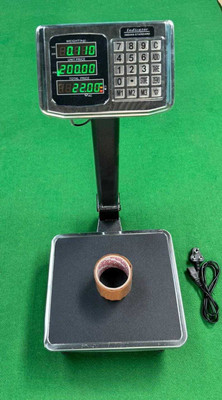 ULTRA MAX Metal Body Pole Price Computing Weight Machine 50 KG Weighing Scale Weighing Scale(Weighing Scale, Weight Machine Double Display, Weight Machine For Shop)