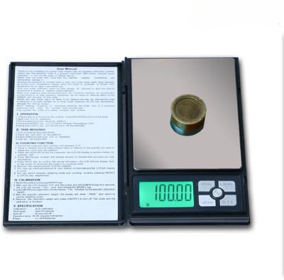 VBR's Group 500 X 0.01 Mg Notebook Scale with High Precision for Medicine & Research Purpose Weighing Scale(Black)