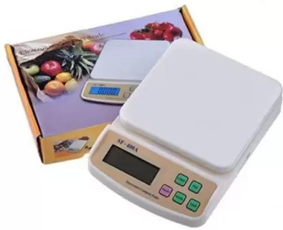 D-DEVOX SF-400 A, 10Kg Weight Machine with Fast Response Sensor for Shop, Home Weighing Scale(White)