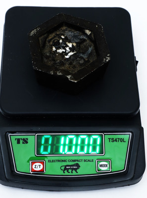 Skeisy ts-470L-up10kgx1gm and led big display and load indicator for shop kitchen other Weighing Scale(Black)