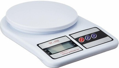 Trimoto QWE Digital Kitchen Weighing Machine Multipurpose Electronic Weightscale Weighing Scale(White)