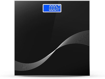 ZENIX CREATION Highly Accurate Digital Bathroom Body Scale[MULTI PATTERN] Weighing Scale(Black)