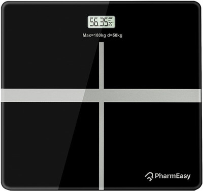 PharmEasy Digital Weight Weighing Scale(Black)