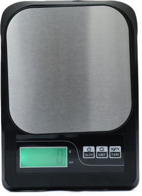 MSNL Kata SF-413 Weighing kitchen scale power 10kg-1gm, on-off, Tare, Unit, Overload, Weighing Scale(Black)