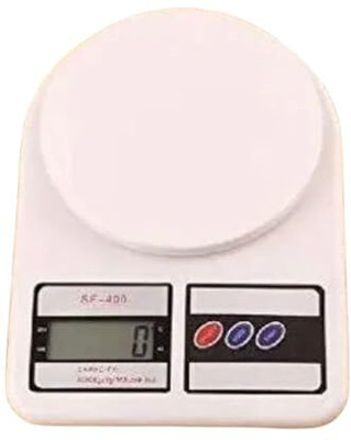 Greenlandstor Portable Compact Precised Electronic Digital LCD Display Weight Machine Weighing Scale(White)