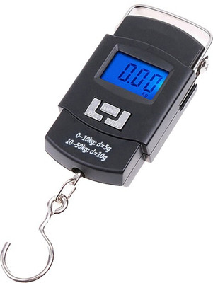 Glancing 50Kg Digital Portable Weighing Scale UGal288 Weighing Scale(Black)