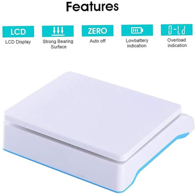 ASTOUND TS-200 Digital Multi-Purpose Kitchen Scale Tare Function Weighing Scale(White)