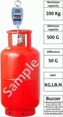 SONALEX 200 KG hanging weighing scale Electronic portable weight machine (Yellow) Weighing Scale