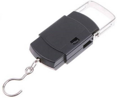 TodayAndCo Metal hook & Nylon Hand-grip for ease in picking up & weighing. Specifications Weighing Scale(Black)