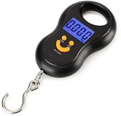 BLUELEX Mini Digital LCD Pocket Portable Hanging Weighing Scale Weighing Scale(Black)