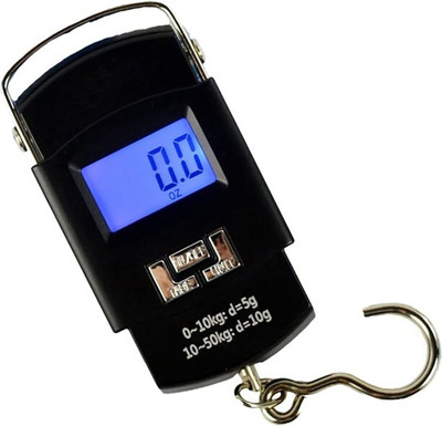 Kelo Portable Luggage Weighing Machine KKal241 Weighing Scale(Black)