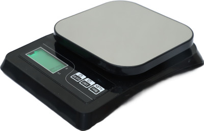 MSNL Black SF-413 Weighing scale power 10kg-1gm, on-off, Tare, Unit, Overload, Weighing Scale(Black)