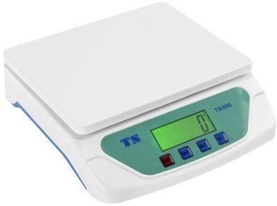 NIBBIN TS500 Digital Kitchen Weighing Scale 30kg x 1g with white backlight Weighing Scale (White) Weighing Scale(White, Light Blue)