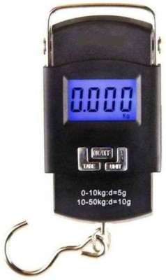 Glancing 50Kg Digital Weighing Machine For Luggage UGal266 Weighing Scale(Black)
