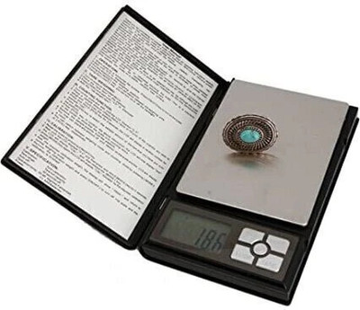 Nac Global Notebook Series Digital scale with 600gm capacity weight machine for jewellery Weighing Scale(Black)