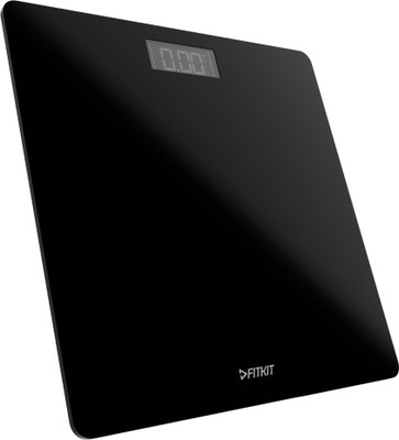 Cult Fitkit Scale Digital Body Weight machine, Tempered Glass, LCD, 180 Kg Weighing Scale(Black)