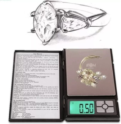 NAC GLOBAL: IT'S EXACTLY WHAT YOU NEED Electronic weighing scale with 600gm capacity compact Gold Weight Machine Weighing Scale(Black)
