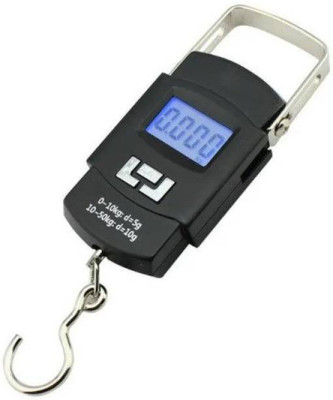 Glancing Digital Weighing Machine For Luggage UGal222 Weighing Scale(Black)