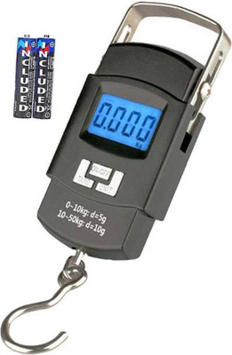Kelo 50Kg Portable Hanging Luggage Weight Machine KKal233 Weighing Scale(Black)