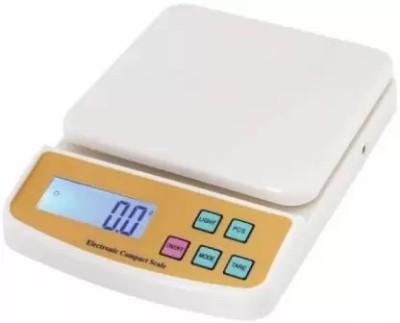 D-DEVOX SB SF-400A SF-400A Electronic Digital Kitchen Weight Machine Multipurpose 10Kg Weighing Scale(White)