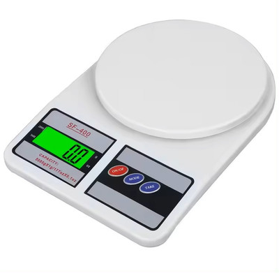 ZHOOP Electronic Digital 1Gram-10 Kg Weight Scale machine. Weighing Scale(White)